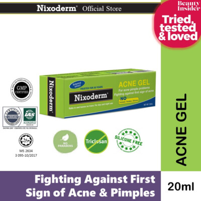 Nixoderm Acne Gel For Acne Pimple Problems - 1 x 20ml