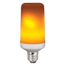 LED Light Bulb, 5W (40W Equivalent) T20 Decorative Flame Lamp E26 Medium Base 