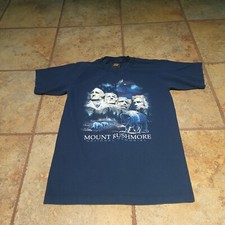 Vintage 90s Mount Rushmore Mens T-Shirt Size Small S Travel Made in USA