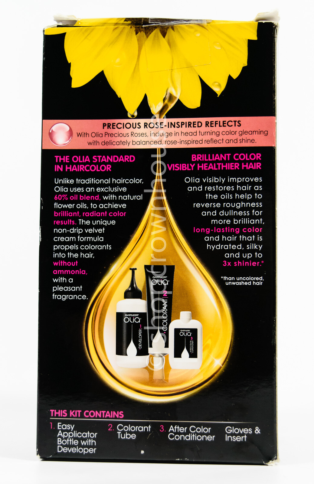 Garnier Olia Ammonia Free Hair Color 3.60 DARKEST RED ROSE