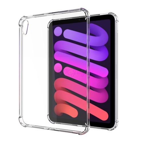 Clear Slim Soft Silicone Case Cover for iPad Mini 6 Mini 7 (A17 Pro) 2024 8.3" - Picture 13 of 16