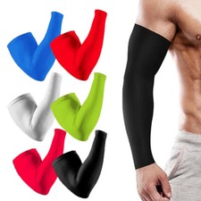 Basketball Arm Sleeves for Men Women Sun UV Protection Compression Sports Sleeve