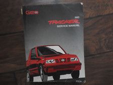 Chevrolet Geo Tracker 1993 manual de taller de reparación de servicio
