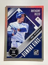 2018 Donruss Diamond Kings Anthony Rizzo Career Stat Line Serial #'d Cubs