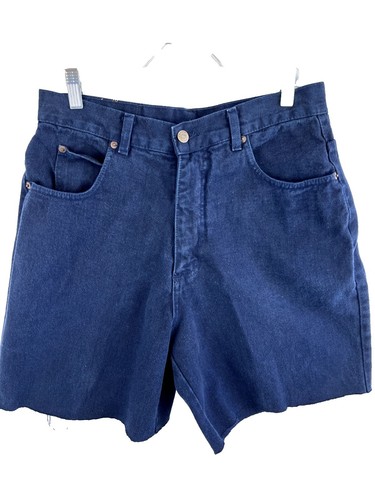 SOLO Semore Baggy Shorts Mens 38 Blue Denim Jorts Cotton USA Made