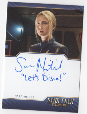 Sara Mitich / Lt Nilsson Star Trek Discovery Season 3 Inscription Autograph Card