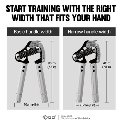 gd iron grip 80 延長可能　アウターリミット GD Iron Grip Premium Adjustable Expandable Hand Gripper Light 80