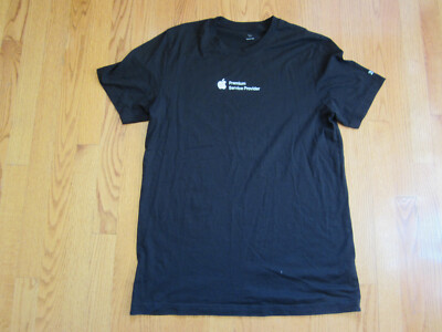 APPLE Premium Service Provider T-SHIRT Large Black Macintosh