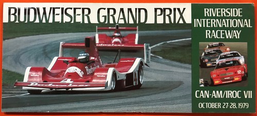 Oct 1979 Riverside Raceway Schedule/Ticket Order Form for Budweiser Grand Prix - 第 1/3 張圖片
