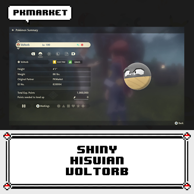 Shiny Voltorb/Electrode 6IV - Pokemon X/Y OR/AS S/M US/UM Let's Go