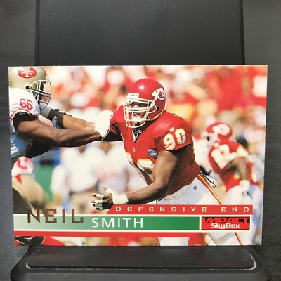 1995 SkyBox Impact Neil Smith Kansas City Chiefs #73
