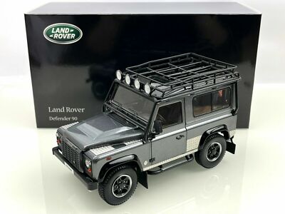 1/18 Land Rover 2007 Defender 90 Adventure W/Roof Rack (Gray) by