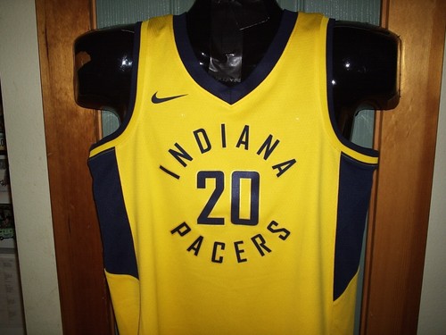 INDIANA PACERS BASKETBALL JERSEY DOUG McDERMOTT NIKE AUTHENTIC SIZE40 SWINGMAN - Picture 2 of 8