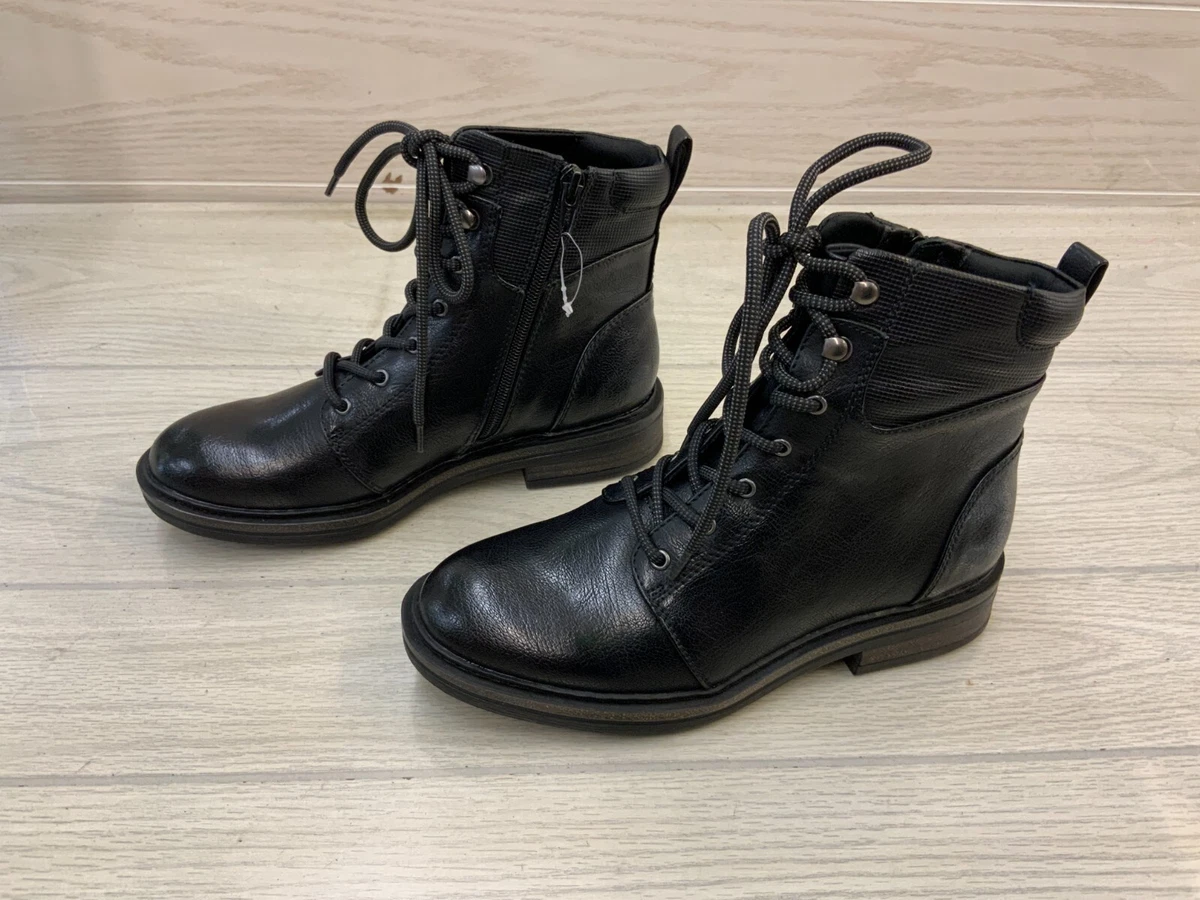 Baretraps Aimee Combat Boot Women s Size 6.5 M Black NEW MSRP 99
