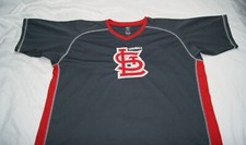 st louis cardinals jersey men's 2XL gray spring training style embroidered