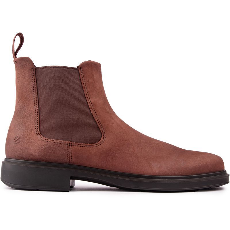 Ecco Mens Helsinki Chelsea Boots Brown UK