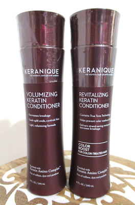 Keranique Volumizing Revitalizing Keratin Conditioner Color Boost 8 fl oz