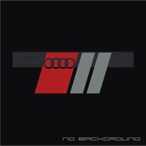 Audi Sport Sticker decal A4 S4 S3 TT R8 A6 Q5 Q7 2 colors RS old version Pair - Picture 7 of 12