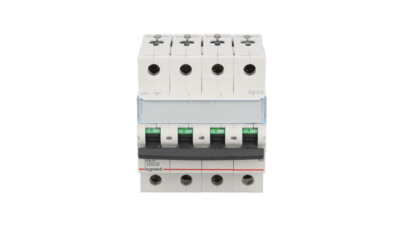 Circuit breaker 4P B 20A 6kA AC S304 TX3 403418 /T2UK