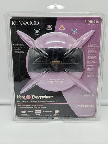 NEW KENWOOD KPA-H2EH Satellite Radio XM Home Dock Here 2 Everywhere Sirius Kit - Picture 2 of 10