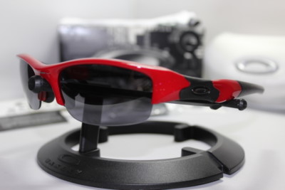 New Oakley Flak Jacket 1.0 Lipstick Red w/+Black Iridium New Oakley Flak Jacket 1.0 Lipstick Red w/+Black Iridium