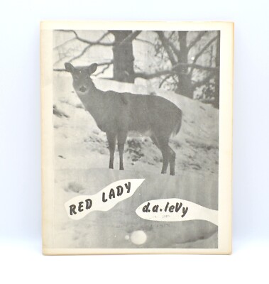 Red Lady: d.a. levy, 1970, Limited Edition #21 of 700 blewointment press, Poetry