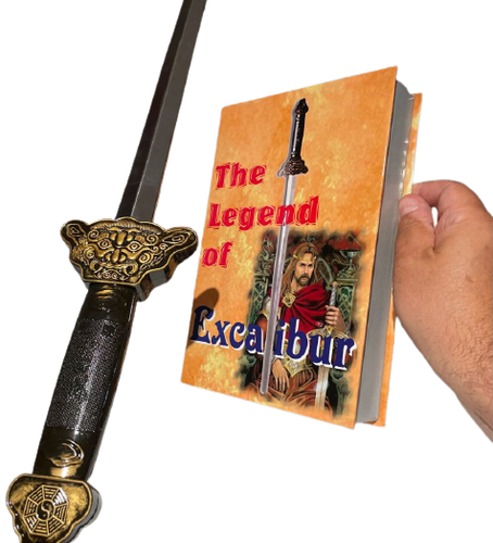 LEGEND OF EXCALIBUR Stage Magic Trick Appearing Sword From Book King Arthur Pro - Picture 2 of 12