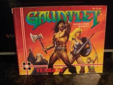 GAUNTLE Nintendo NES Original 1988 Tengen Game Instruction Manual Booklet *ONLY*