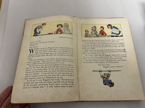 1st Edition 1920 ‘RAGGEDY ANDY STORIES’ by Johnny Gruelle - Photo 7 sur 24