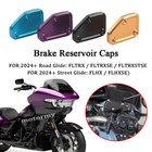Accessories Front Brake Reservoir Caps For CVO Street Glide FLHXSE 2023 2024 25