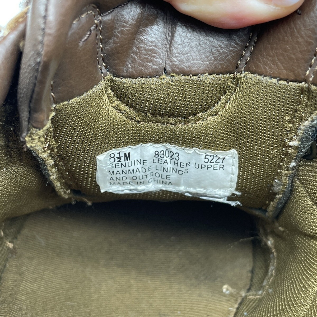 Vintage 1999 Timberland 83023 Retro Mt Oxfords Brown Leather  display picture 1