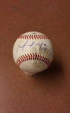 German Marquez Signed autographed baseball on used minor league ball.Rockies
