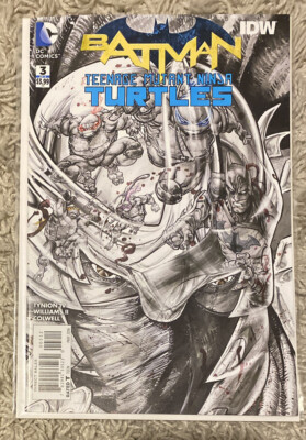 Batman Teenage Mutant Ninja Turtles #3 2nd Print DC IDW Comics 2016 SentInMailer