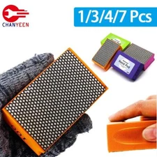 Diamond Hand Polishing Pads Stone Tile Glass Ceramic Sanding Grinding Tool Set