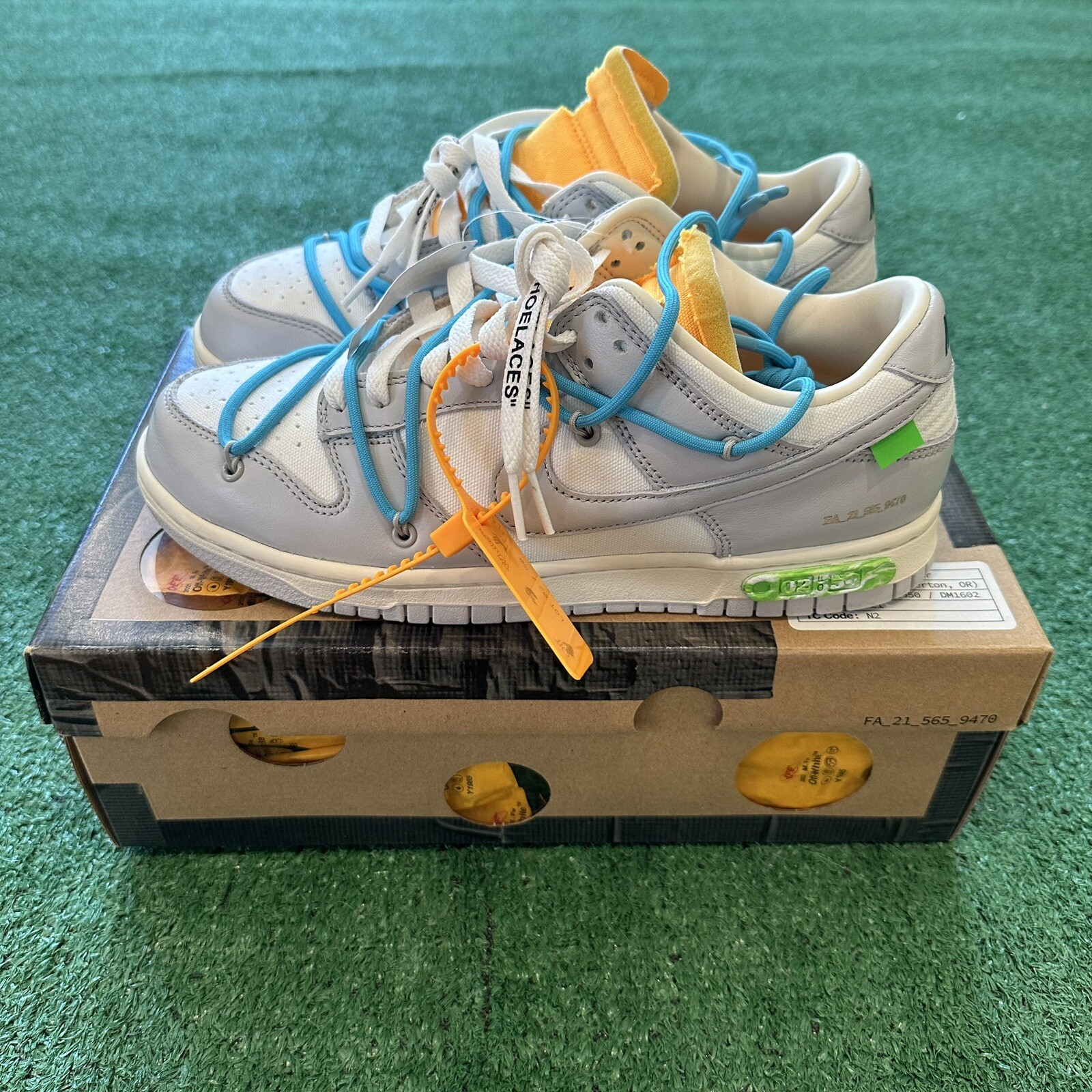 Size 8 - Nike Off-White x Dunk Low Lot 02 of 50 for sale online | eBay