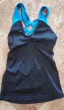 Balera Dancewear Girls Top Size Child Medium Black blue