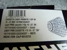 Miche Light 11 fach Primato Shimano Kassette 16-27 Zähne für SH + SRAM  Freilauf