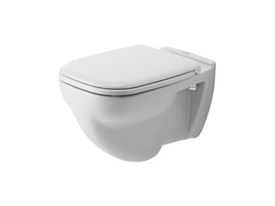 DU Wand-WC D-Code 540 mm Flachspüler, weiß Toilette Wandmontage