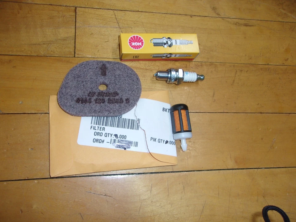 Stihl FS56C Service Kit Filter's 4144-124-2800 OEM Spark Plug CMR5H #GM-F4A2 - Image 3 of 4