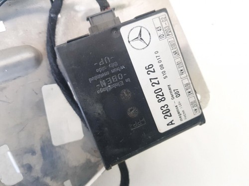 Mercedes-Benz S-CLASS 2000 ALARM SENSOR MODULE UNIT A2038202726, 5 #1370202-42