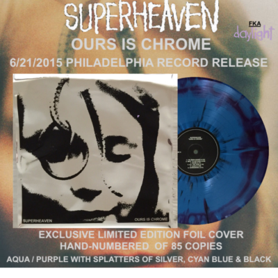 Superheaven Ours Is Chrome Vinyl Record Release Foil Cover