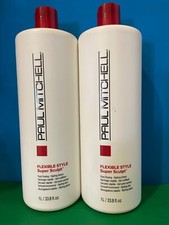 2 Paul Mitchell Flexible Style Super Sculpt Styling Glaze 33.8oz New, Authentic