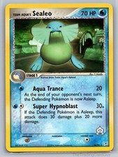 Team Aqua's Sealeo Rare EX Team Magma vs Team Aqua 16/95 NM