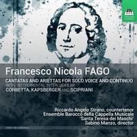 Audio Cd - Nicola Fago - Cantatas For Solo Voice - Cantate - Toccata Classics -