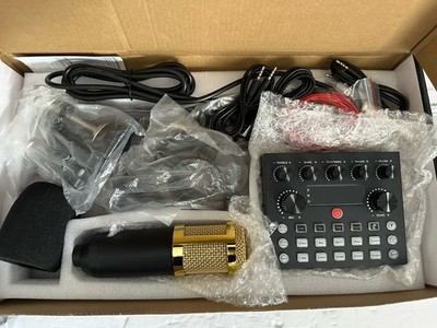 Professional Condenser Microphone Black Bundle One Pack  ALPOWL BM800TZ