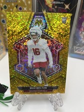 2024 Panini Mosaic Max Melton #343 Gold Sparkle/24 RC Arizona Cardinals