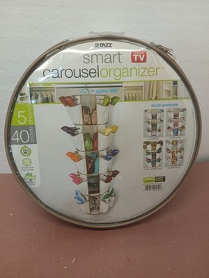 New Smart Carousel Organizer As Seen On TV 5 Shelves, 40 pockets