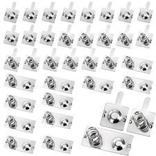 12 Pairs Battery Contacts AA Springs one size, Silver