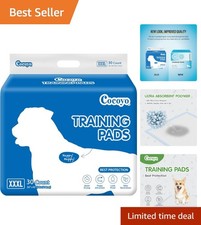 30" x 45" Dog Training Pads - Leak-Proof  Super Absorbent Solution