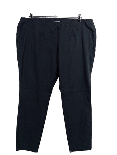 Ulla Popken Pantaloni Capri Donna – Jersey Di Cotone Elasticizzato, 7/8, Vita Elastica – Prodotto Certificato Oeko-Tex